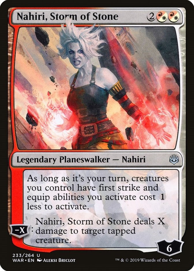 Image for Nahiri, Storm of Stone (War of the Spark) (233) - Magic: The Gathering