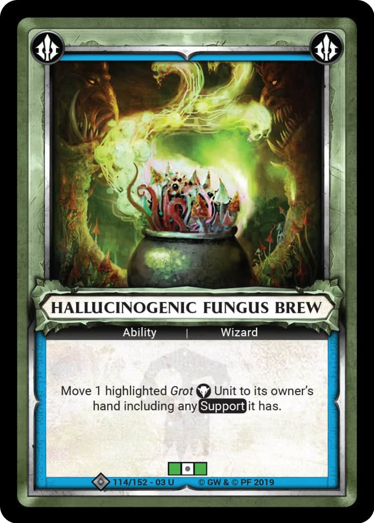 Hallucinogenic Fungus Brew Unclaimed (114) [WHAOSSA] - Warhammer Age of Sigmar Champions TCG Single