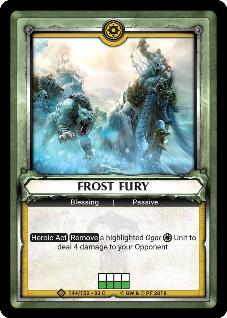 Frost Fury Unclaimed (144) [WHAOSSA] - Warhammer Age of Sigmar Champions TCG Single