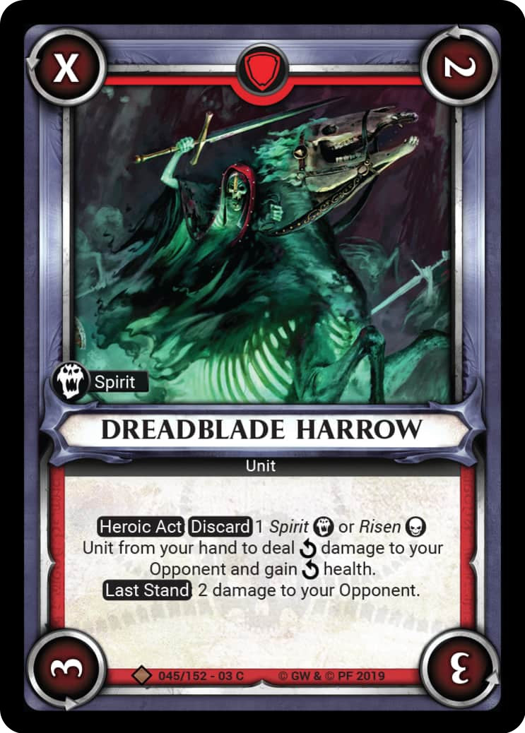 Dreadblade Harrow Unclaimed (045) [WHAOSSA] - Warhammer Age of Sigmar Champions TCG Single