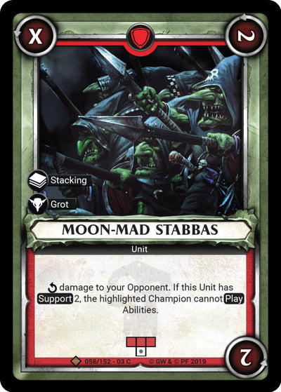 Moon Mad Stabbas Unclaimed (058) [WHAOSSA]