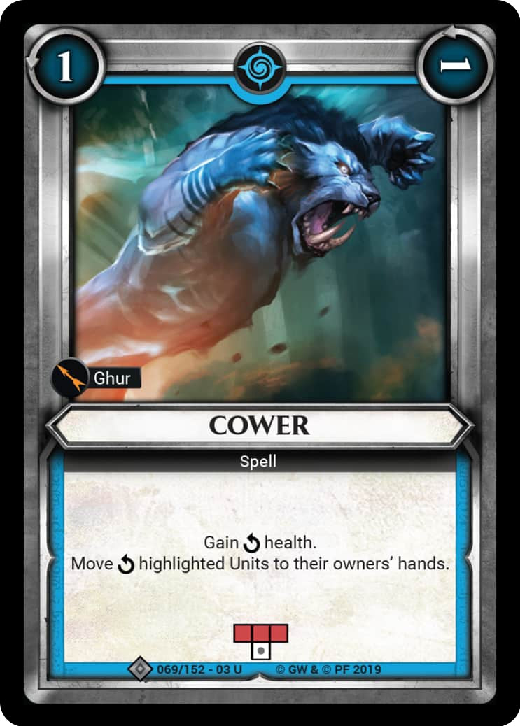 Cower Unclaimed (069) [WHAOSSA] - Warhammer Age of Sigmar Champions TCG Single
