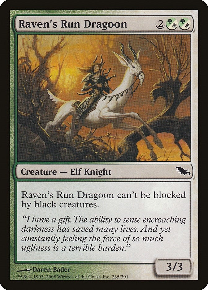Image for Raven's Run Dragoon (Shadowmoor) (235) - Magic: The Gathering