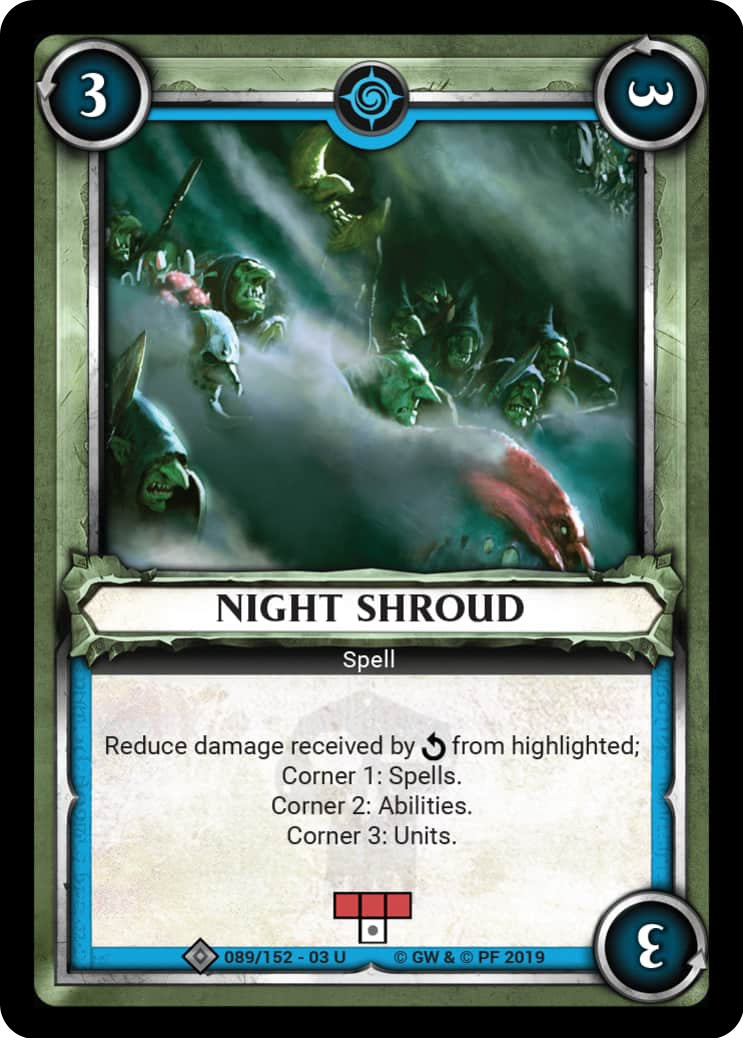 Night Shroud Unclaimed (089) [WHAOSSA] - Warhammer Age of Sigmar Champions TCG Single