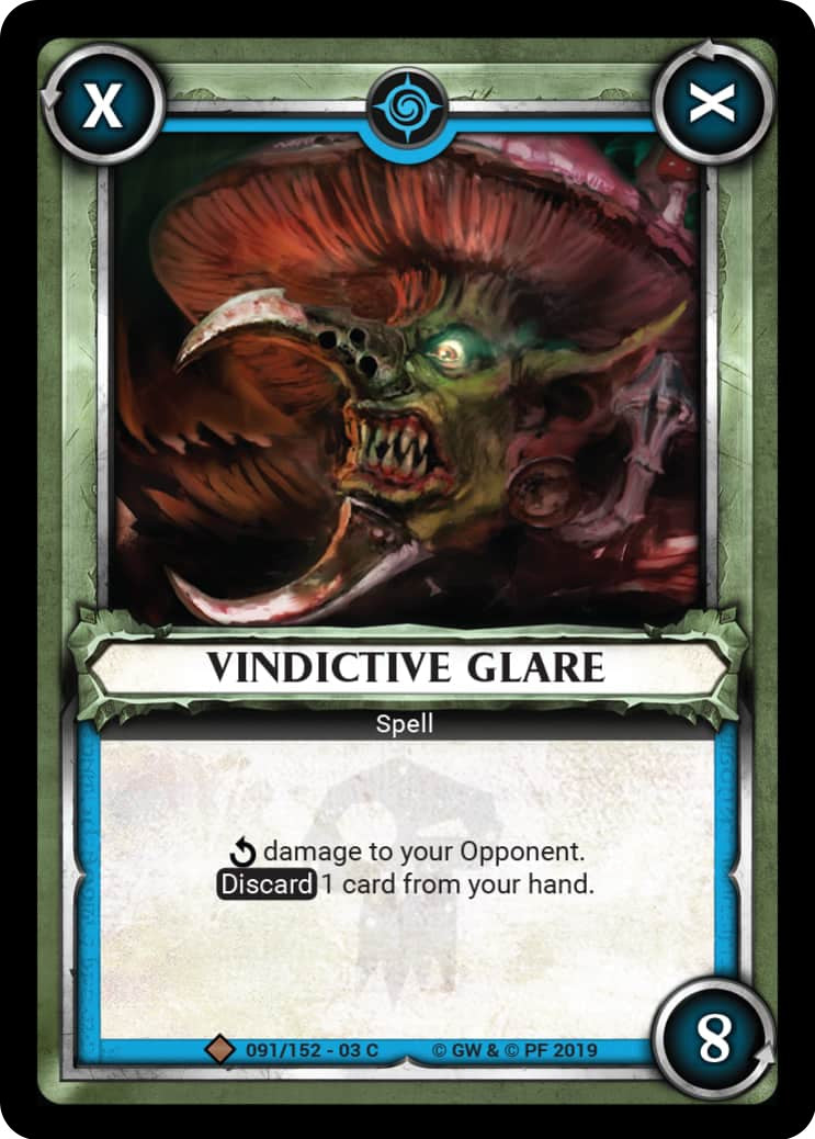 Vindictive Glare Unclaimed (091) [WHAOSSA] - Warhammer Age of Sigmar Champions TCG Single