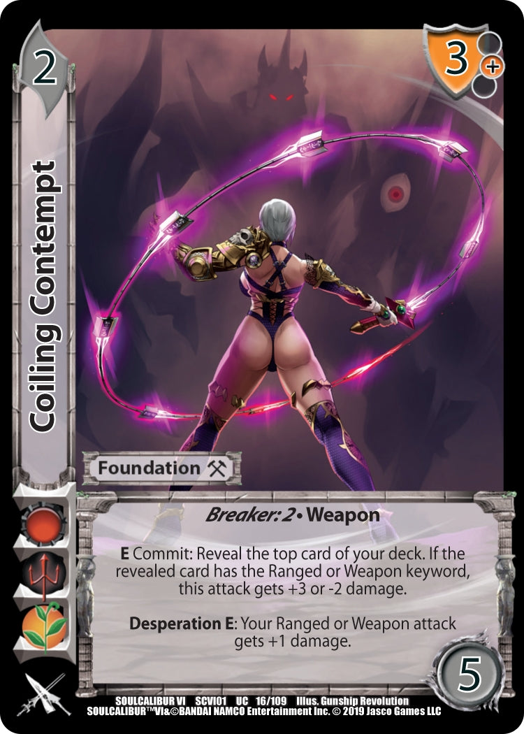 Image for Coiling Contempt (SoulCalibur VI) (16) - UniVersus