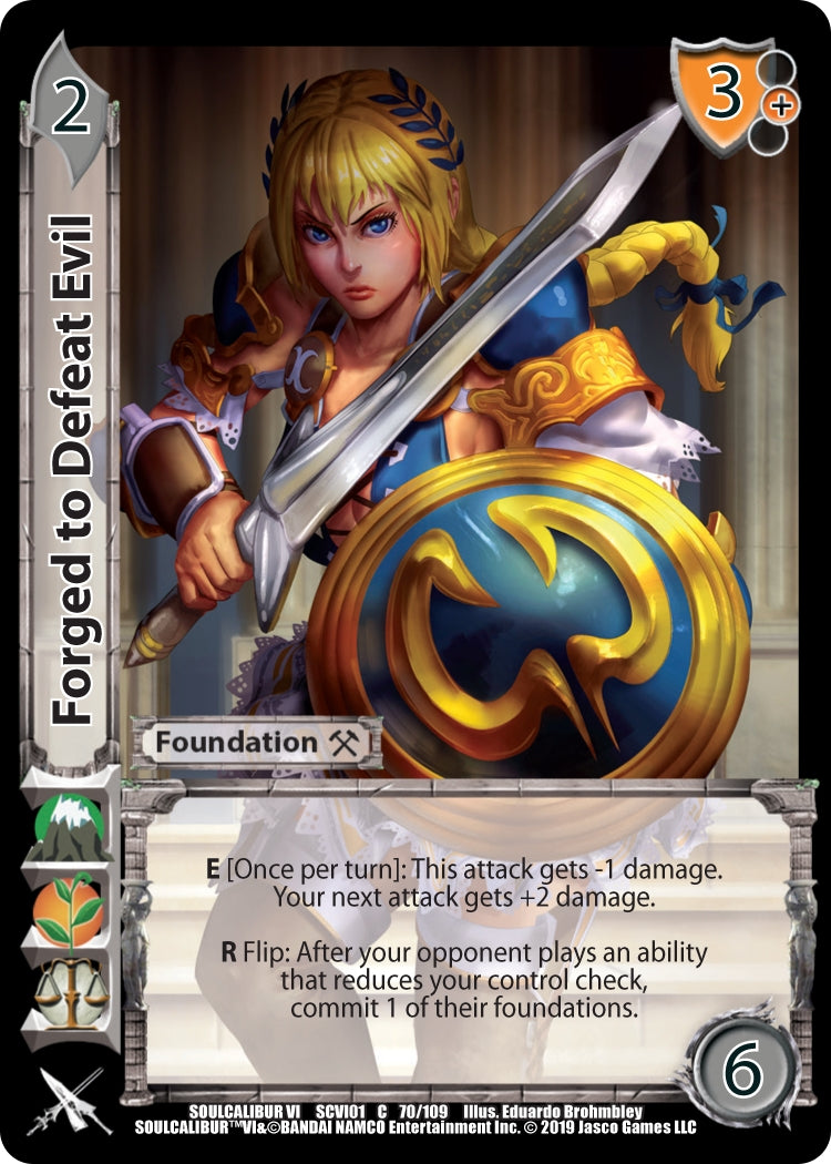 Image for Forged to Defeat Evil (SoulCalibur VI) (70) - UniVersus