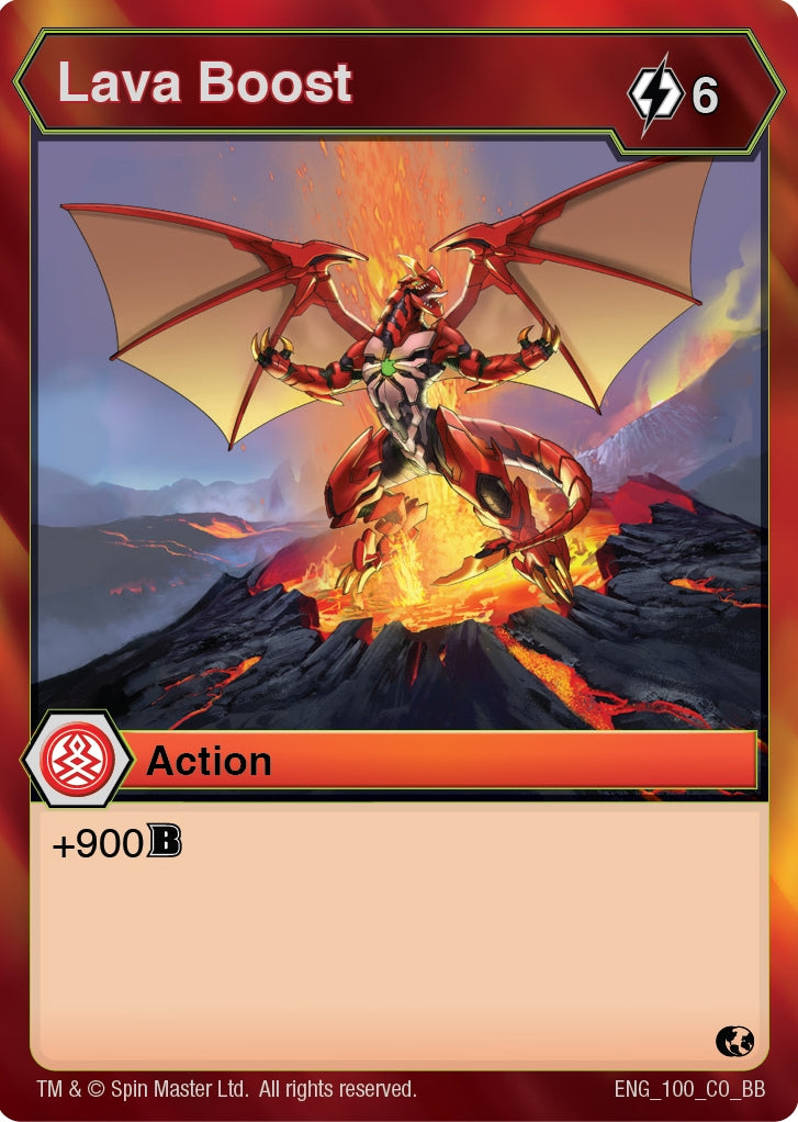 Image for Lava Boost (Battle Brawlers) (100) - Bakugan TCG