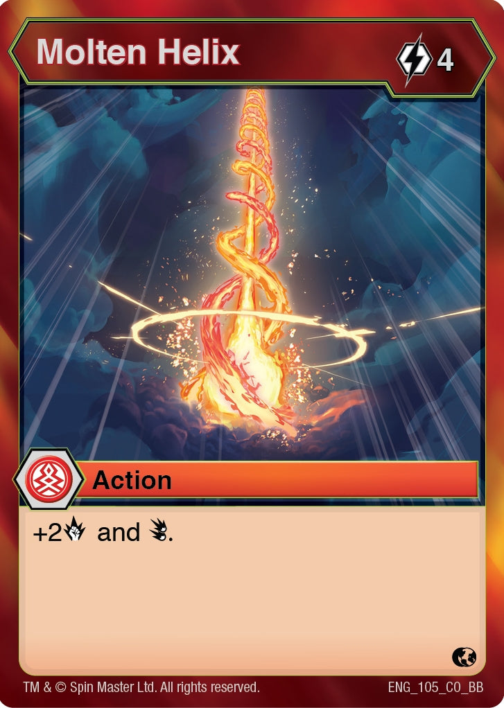 Image for Molten Helix (Battle Brawlers) (105) - Bakugan TCG