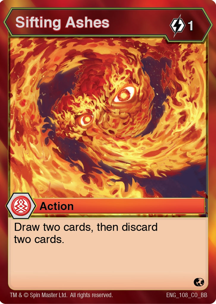 Image for Sifting Ashes (Battle Brawlers) (108) - Bakugan TCG