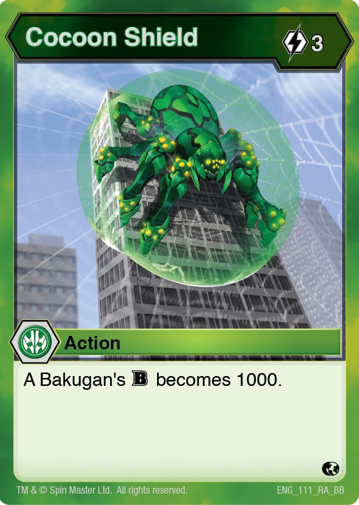 Image for Cocoon Shield (Battle Brawlers) (111) - Bakugan TCG