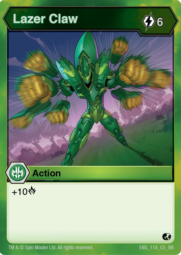 Image for Lazer Claw (Battle Brawlers) (118) - Bakugan TCG