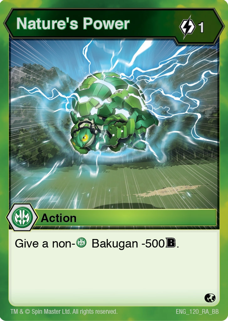 Image for Nature's Power (Battle Brawlers) (120) - Bakugan TCG