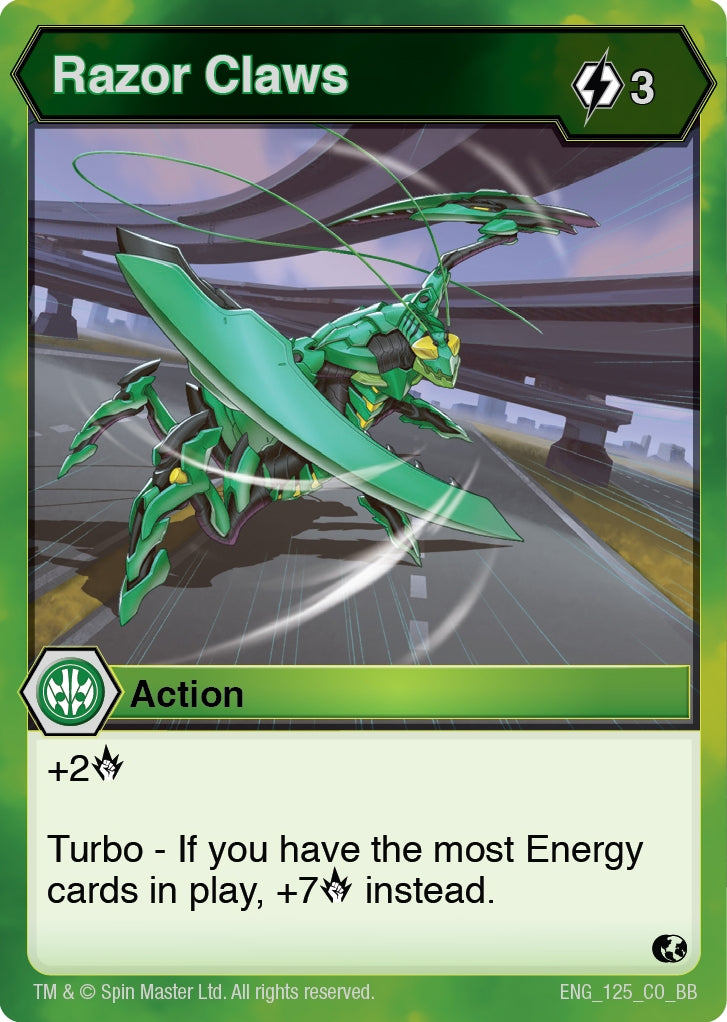 Image for Razor Claws (Battle Brawlers) (125) - Bakugan TCG