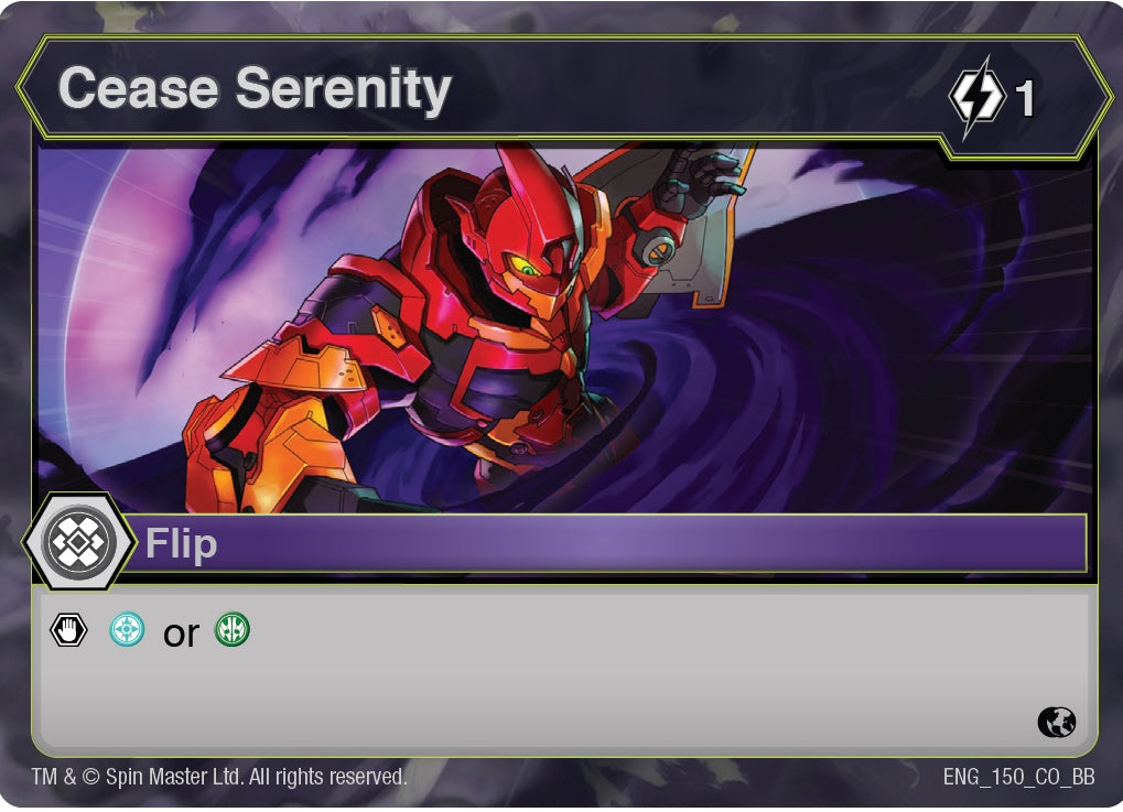 Image for Cease Serenity (Battle Brawlers) (150) - Bakugan TCG