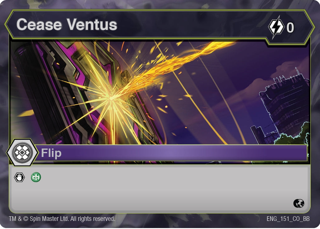 Image for Cease Ventus (Battle Brawlers) (151) - Bakugan TCG