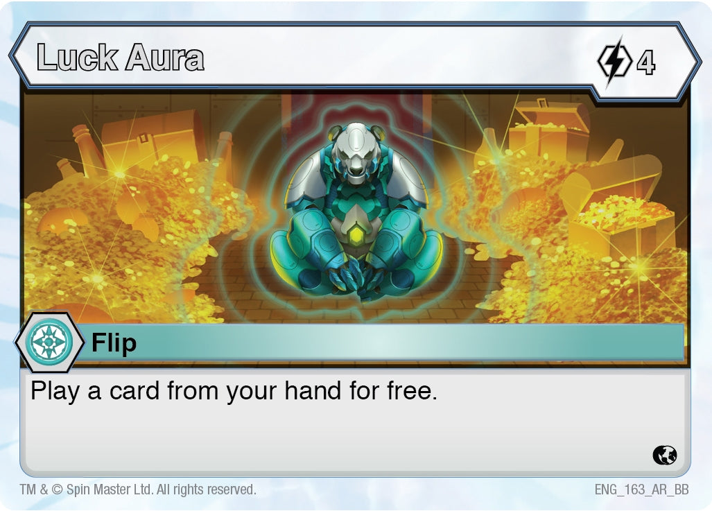 Image for Luck Aura (Battle Brawlers) (163) - Bakugan TCG