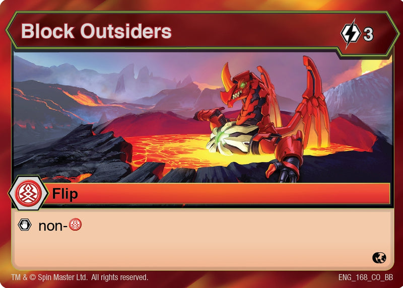 Image for Block Outsiders (Battle Brawlers) (168) - Bakugan TCG