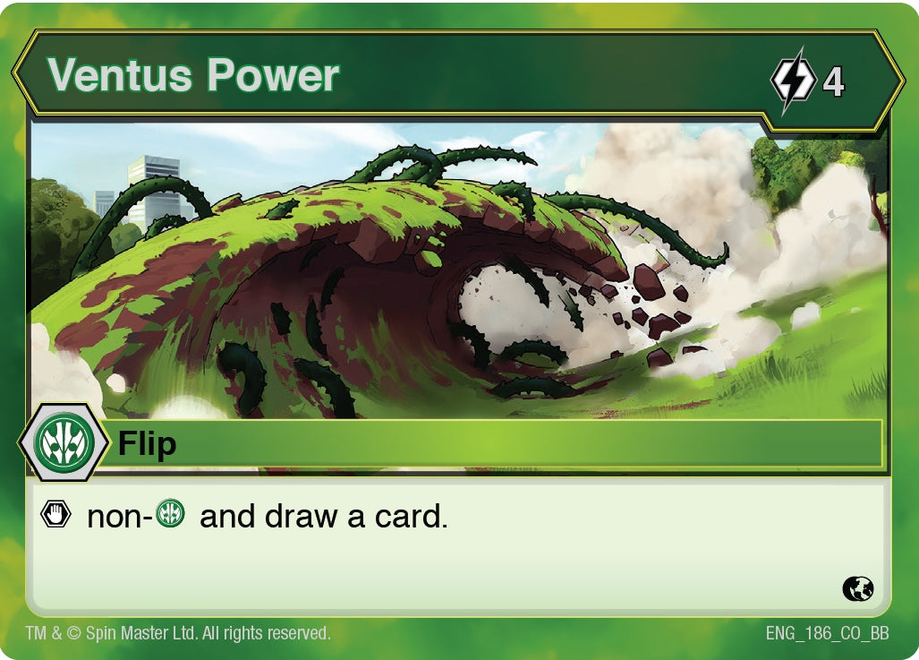 Image for Ventus Power (Battle Brawlers) (186) - Bakugan TCG