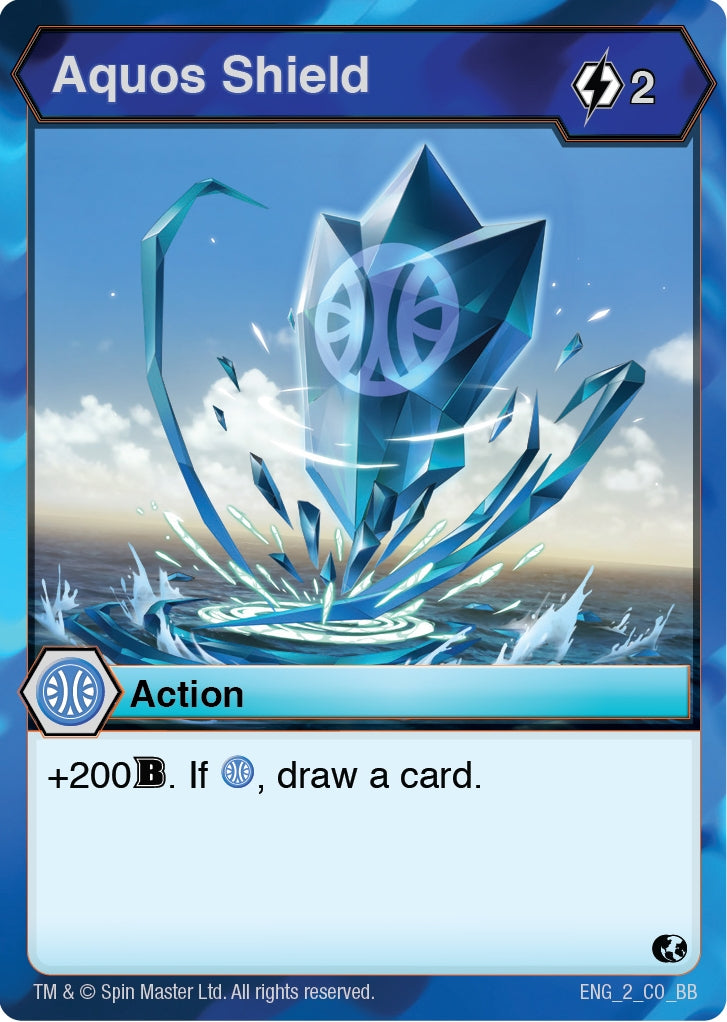 Image for Aquos Shield (Battle Brawlers) (2) - Bakugan TCG