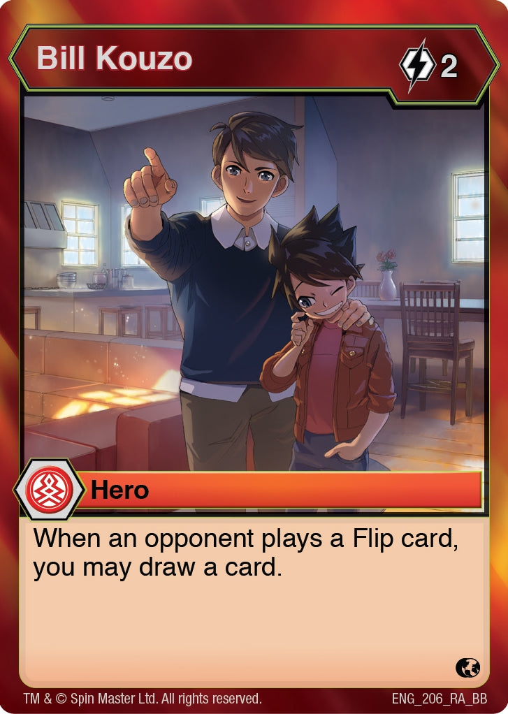 Image for Bill Kouzo (Battle Brawlers) (206) - Bakugan TCG