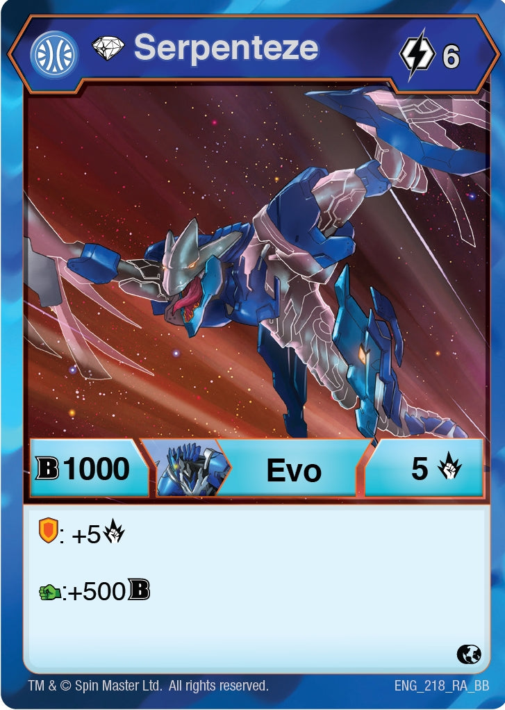 Image for Diamond Serpenteze (Battle Brawlers) (218) - Bakugan TCG