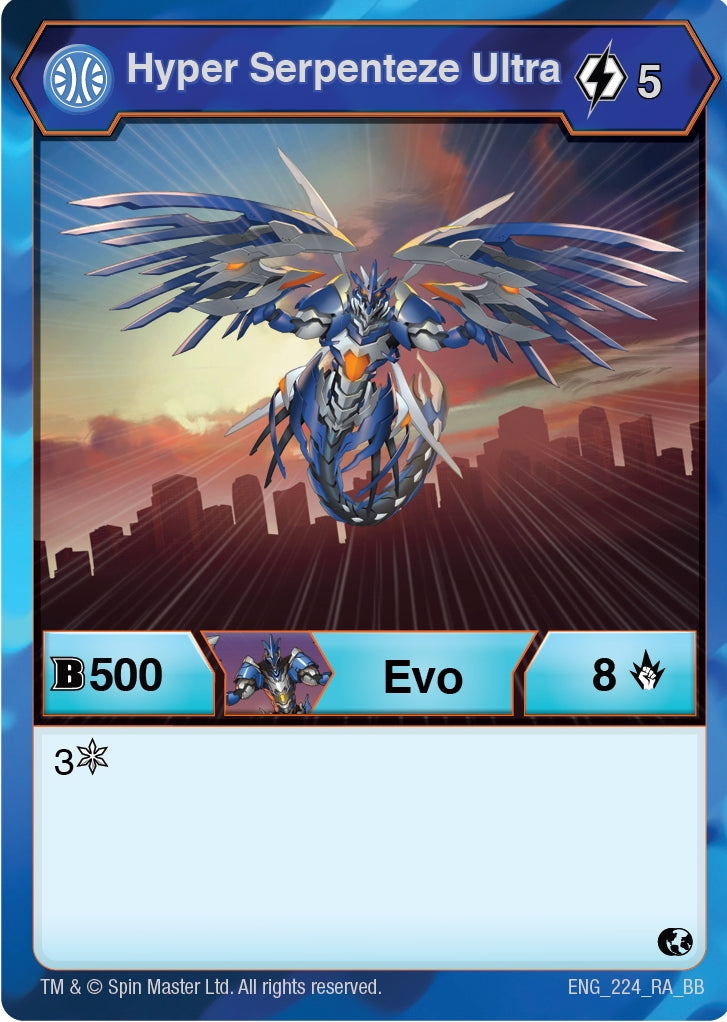 Image for Hyper Serpenteze Ultra (Battle Brawlers) (224) - Bakugan TCG