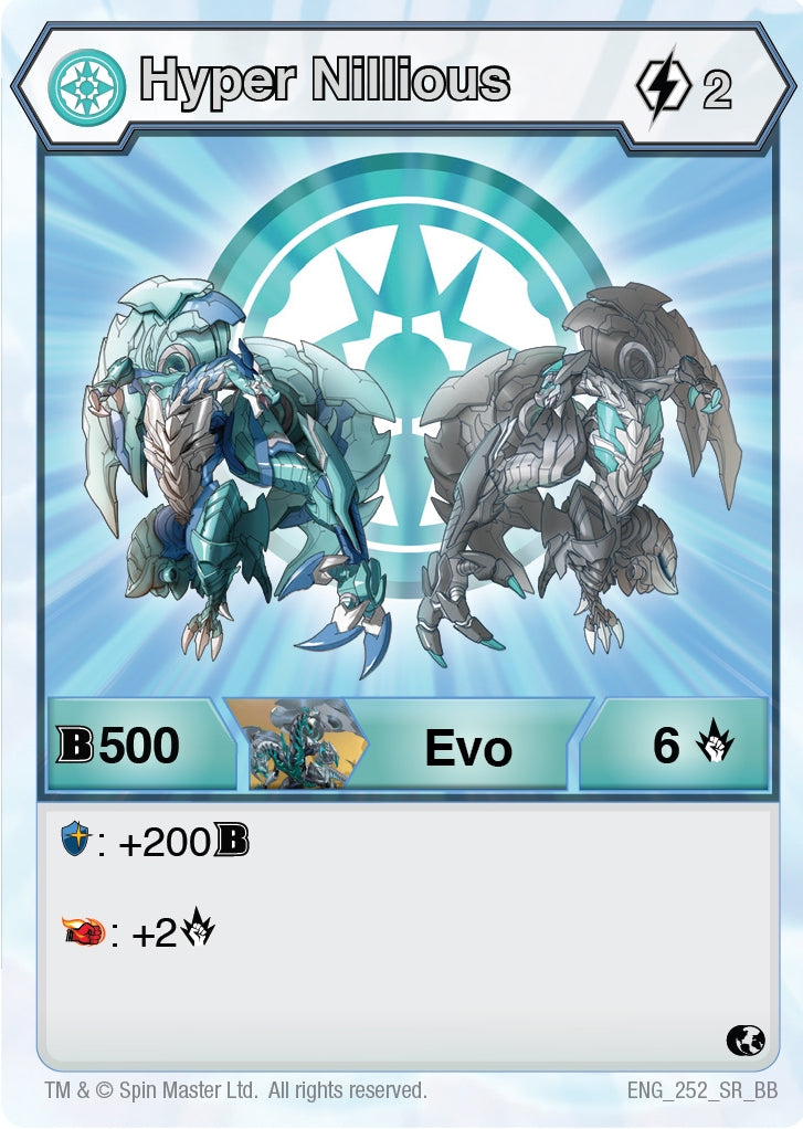 Image for Hyper Nillious (252) (Battle Brawlers) (252) - Bakugan TCG