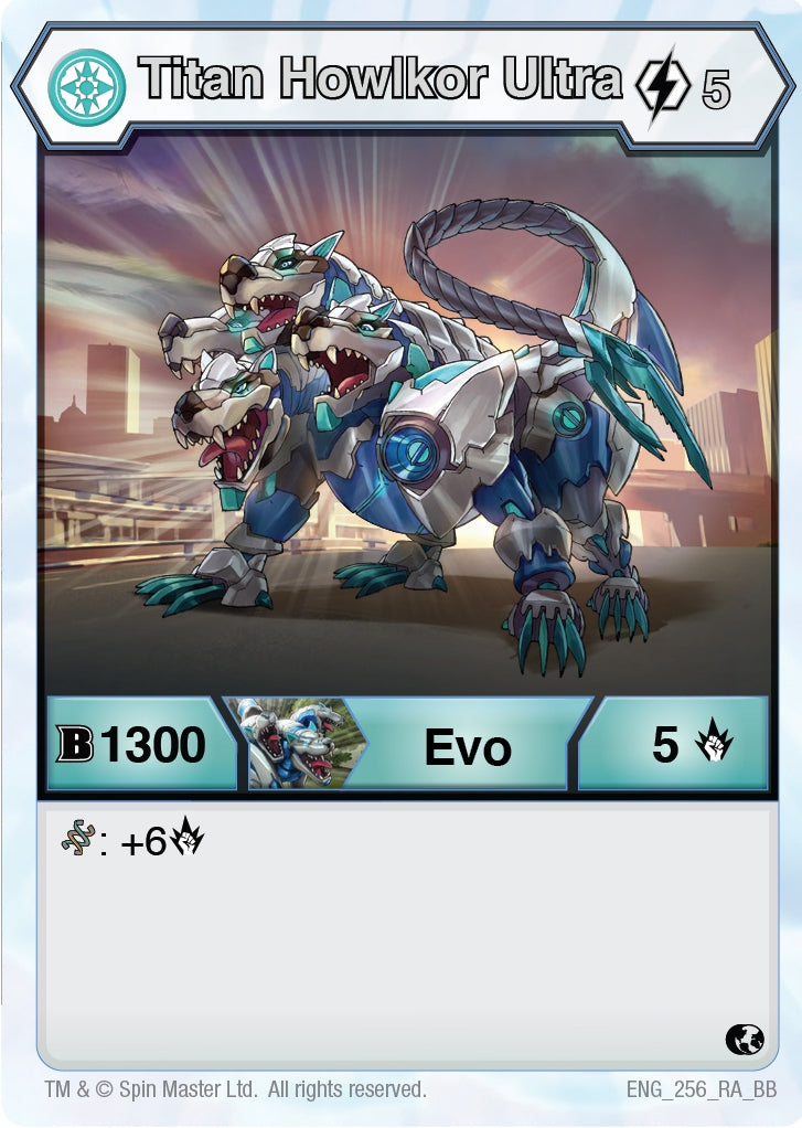 Image for Titan Howlkor Ultra (256) (Battle Brawlers) (256) - Bakugan TCG