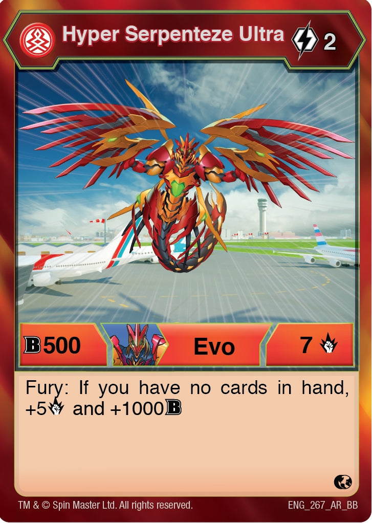 Image for Hyper Serpenteze Ultra (267) (Battle Brawlers) (267) - Bakugan TCG