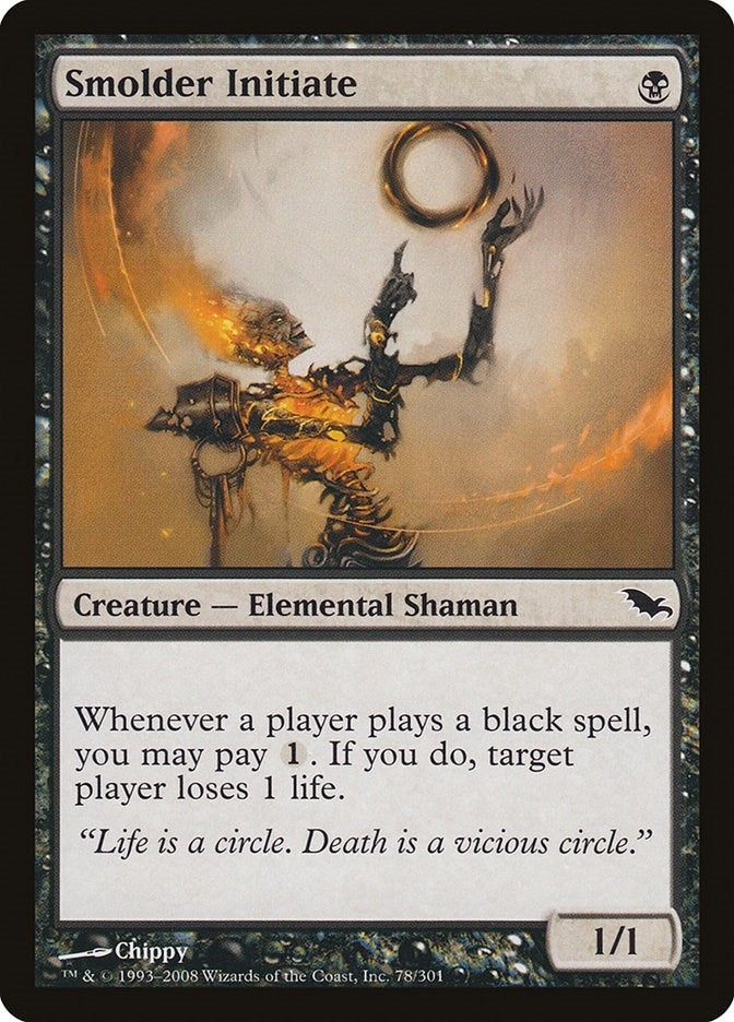 Image for Smolder Initiate (Shadowmoor) (78) - Magic: The Gathering