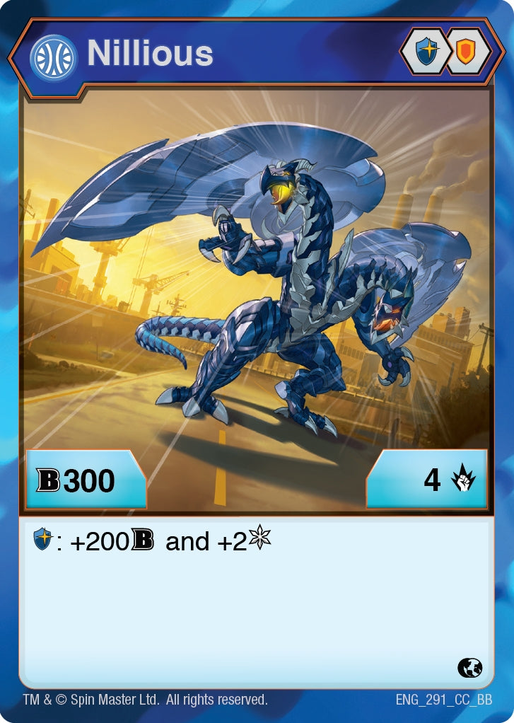 Image for Nillious (Battle Brawlers) (291) - Bakugan TCG
