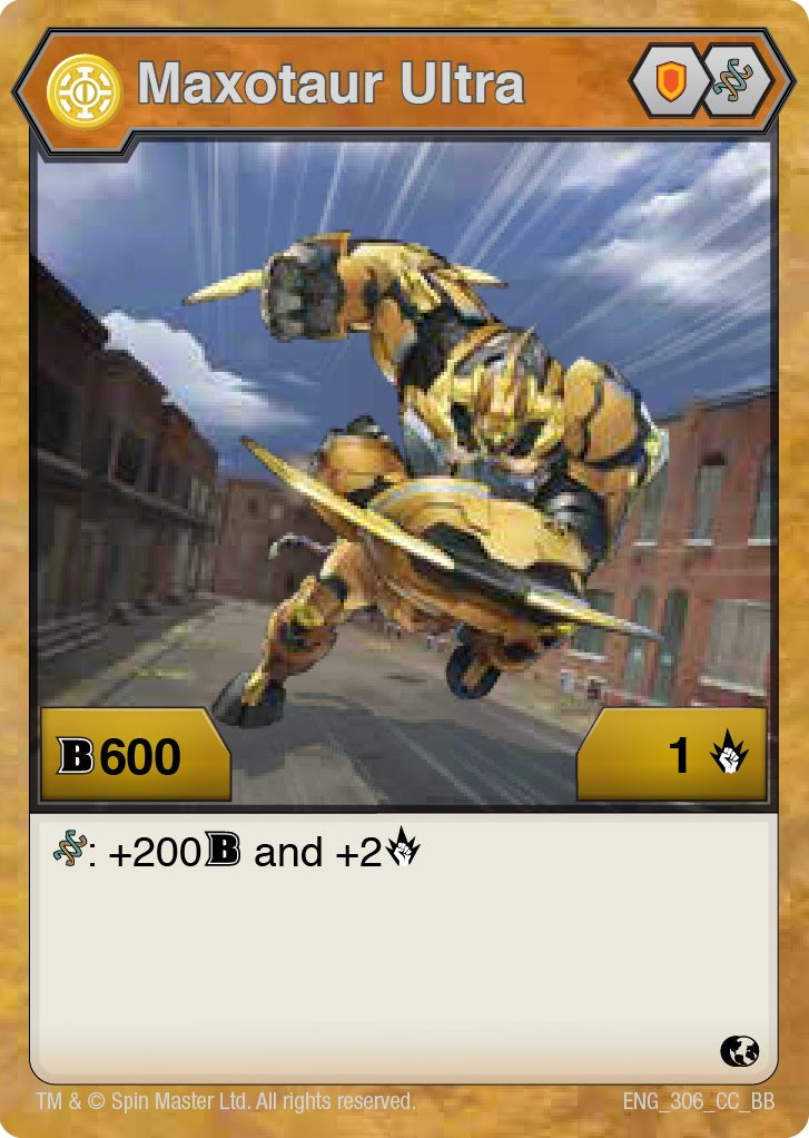 Image for Maxotaur Ultra (Battle Brawlers) (306) - Bakugan TCG