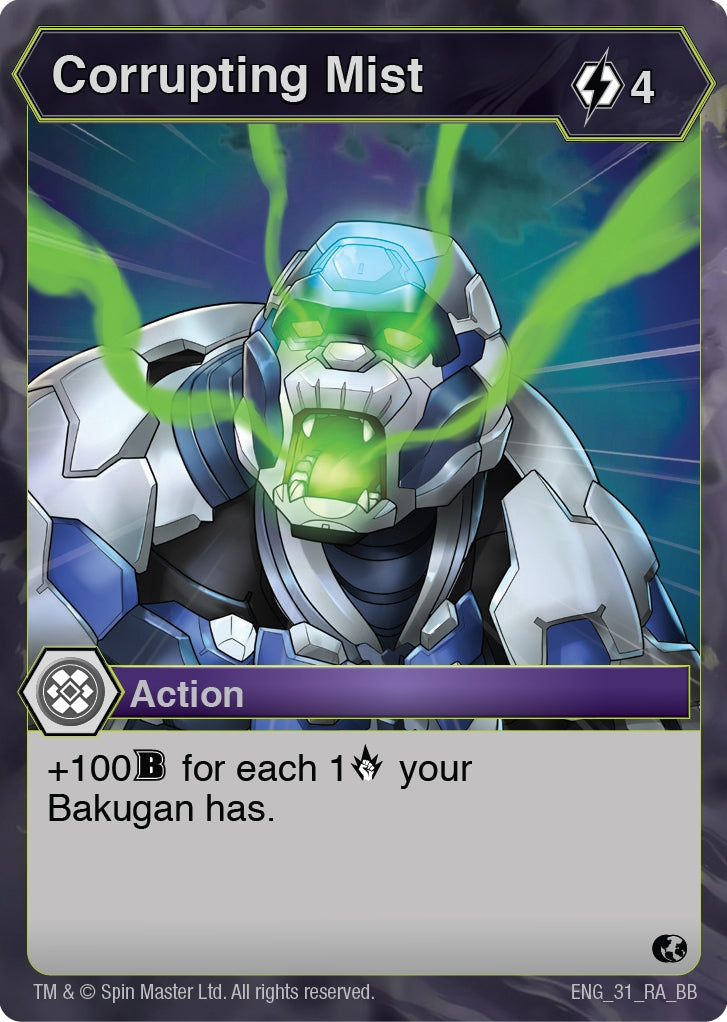 Image for Corrupting Mist (Battle Brawlers) (31) - Bakugan TCG