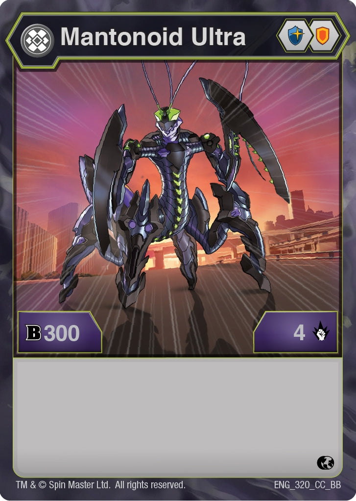 Image for Mantonoid Ultra (320) (Battle Brawlers) (320) - Bakugan TCG