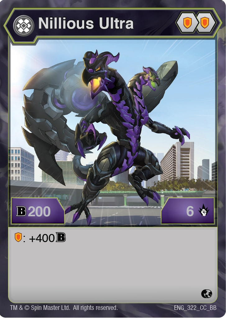 Image for Nillious Ultra (Battle Brawlers) (322) - Bakugan TCG