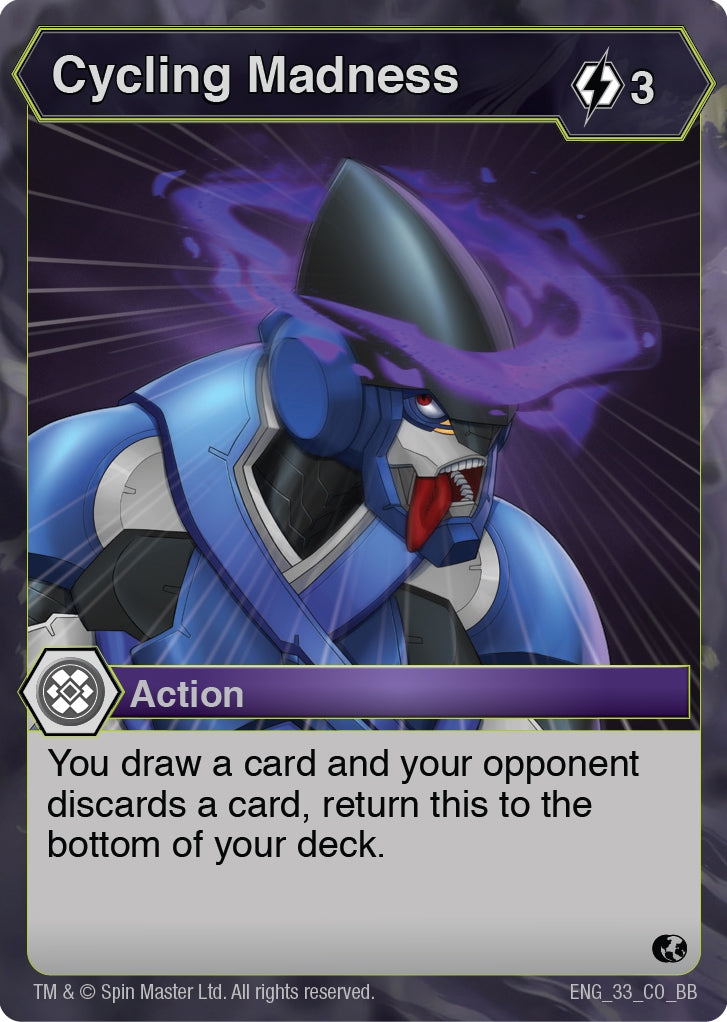 Image for Cycling Madness (Battle Brawlers) (33) - Bakugan TCG