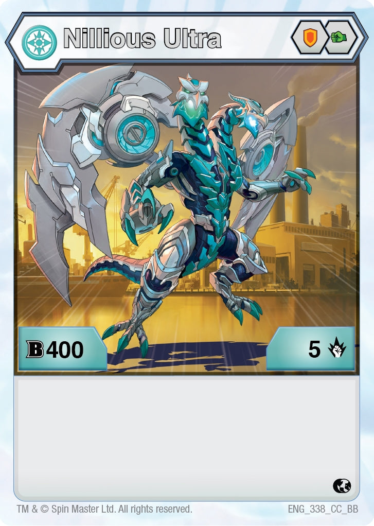 Image for Nillious Ultra (338) (Battle Brawlers) (338) - Bakugan TCG