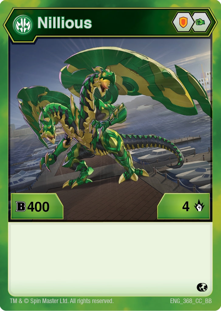 Image for Nillious (368) (Battle Brawlers) (368) - Bakugan TCG