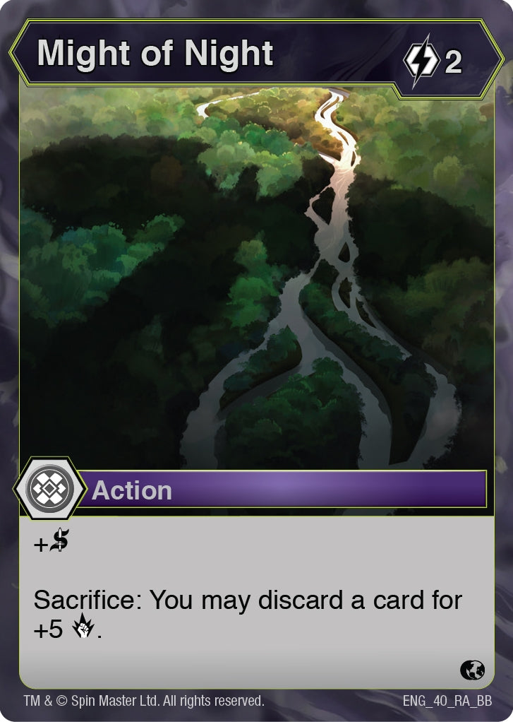Image for Might of Night (Battle Brawlers) (40) - Bakugan TCG