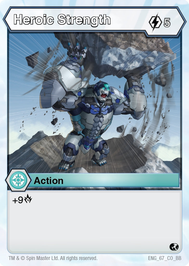 Image for Heroic Strength (Battle Brawlers) (67) - Bakugan TCG