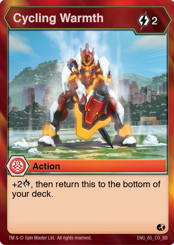 Image for Cycling Warmth (Battle Brawlers) (85) - Bakugan TCG