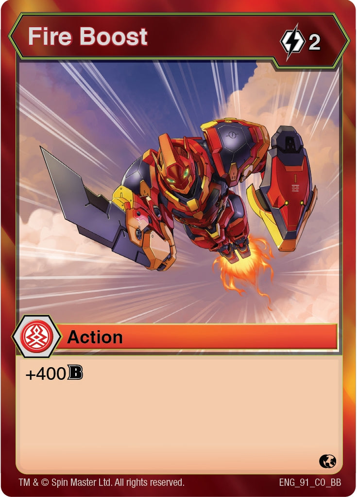 Image for Fire Boost (Battle Brawlers) (91) - Bakugan TCG