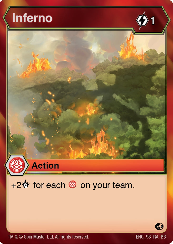 Image for Inferno (Battle Brawlers) (98) - Bakugan TCG