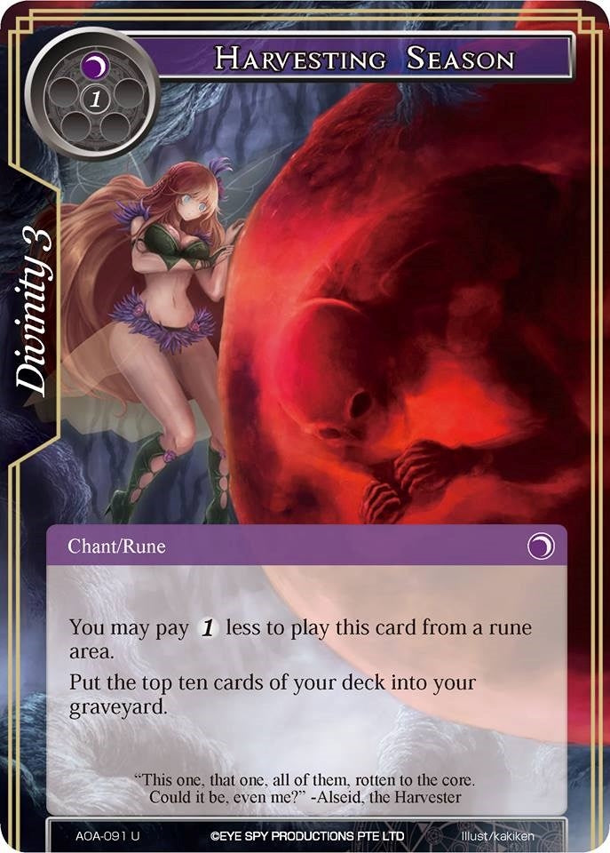 Image for Harvesting Season (Awakening of the Ancients) (AOA-091) - Force of Will