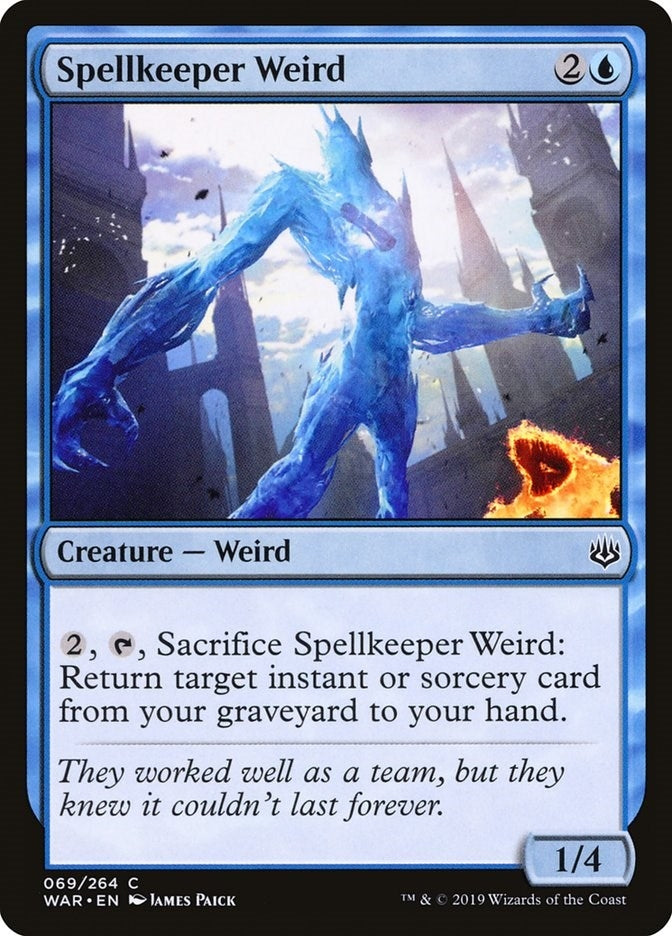 Image for Spellkeeper Weird (War of the Spark) (69) - Magic: The Gathering