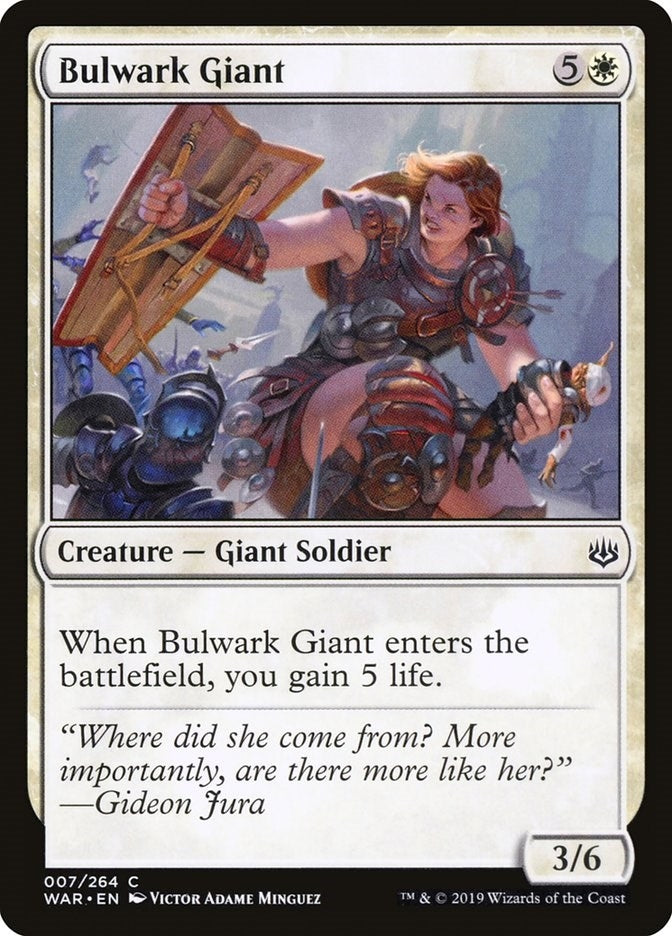 Image for Bulwark Giant (War of the Spark) (7) - Magic: The Gathering