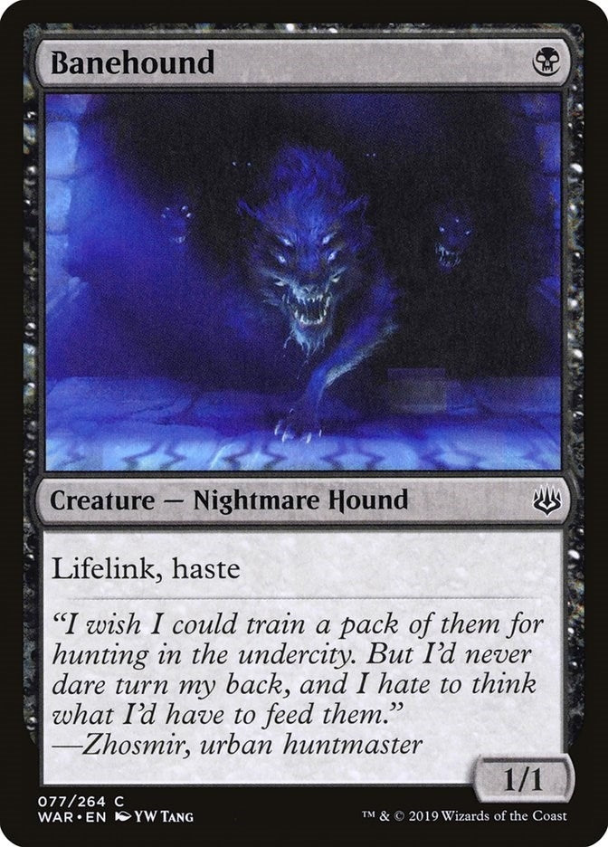 Image for Banehound (War of the Spark) (77) - Magic: The Gathering