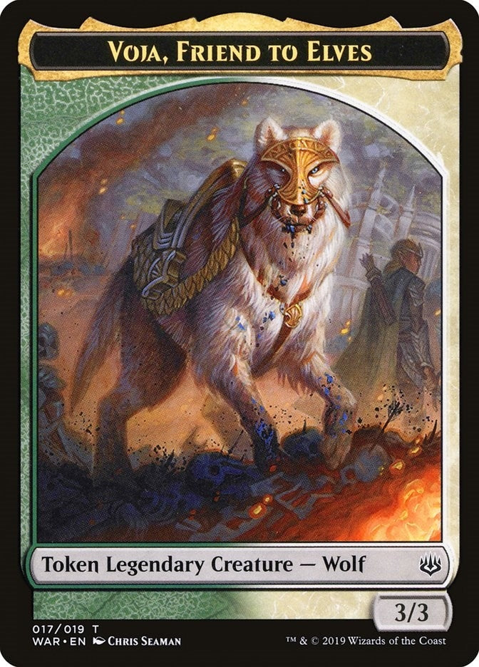 Image for Voja, Friend to Elves Token (War of the Spark) (17) - Magic: The Gathering