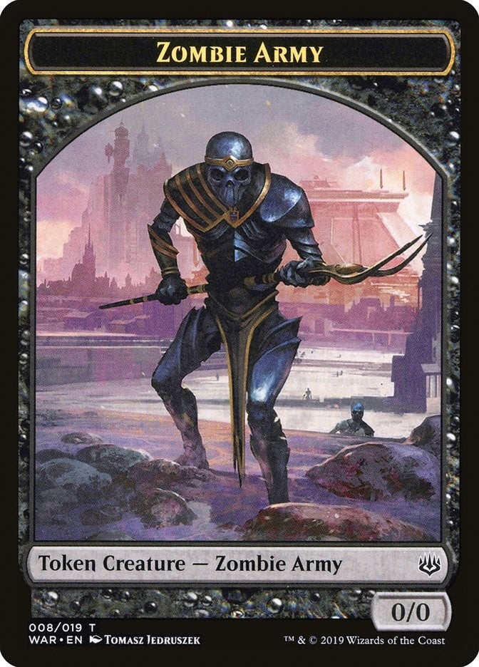 Image for Zombie Army Token (008) (War of the Spark) (8) - Magic: The Gathering